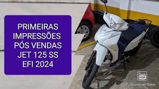 Shineray Jet 125 SS 2024 PósVendas e Primeiras Impressões [upl. by Tilla825]