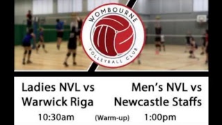 Wombourne VC v Warwick Riga Ladies NVL Cup R1  16918 [upl. by Nauj]