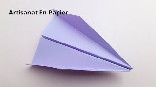 Avion en Papier Basic  Avion en Papier  Artisanat En Papier [upl. by Negriv]