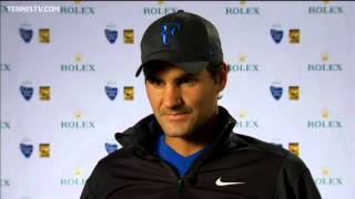 Federer Excited To Return To Shanghai [upl. by Flatto129]