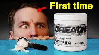 Taking CREATINE as a BEGINNER for 30 Days [upl. by Primaveria]