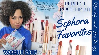 New Sephora Favorites Set Perfect Pout Lip Kit [upl. by Emory]