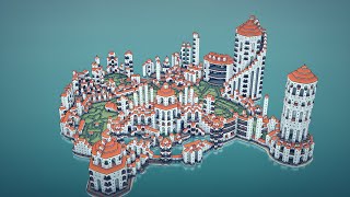 Townscaper Creating Small Towns Timelapse Session 64 [upl. by Aldredge]