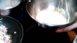 Faire des spaghetti carbonara  Recette sauce [upl. by Mortimer]