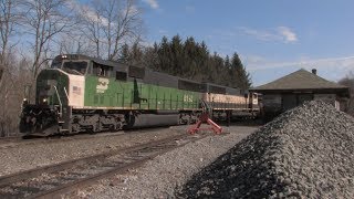 Lets chase vintage Burlington Northern power through the coal fields of the old Monongahela Railway [upl. by Alyled]