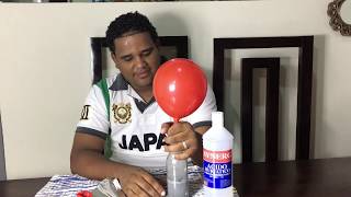 COMO HACER HELIO EN CASA 2020 REAL HOW TO MAKE HELIUM BALLON AT HOME 2020 [upl. by Aryn265]