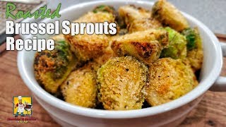 Roasted Brussel Sprouts Recipe  Side Dish [upl. by Drawyeh]