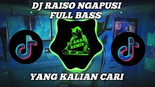 DJ RASIO NGAPUSI JUJUR AKU RAISO KUDU MILIH SOPO NENG ATIKU VIRAL TIKTOK JEDAG JEDUG FULL BAS [upl. by Lynnet875]