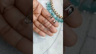 Amezing 😱😳😳MiNi SAFETY PIN Earrings diy earringsearrings makingshortvideo ViralShortsyoutube [upl. by Asilak365]