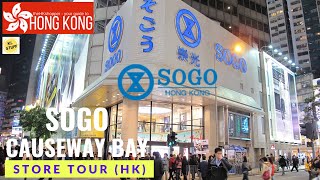 SOGO Causeway Bay  Hong Kong’s Largest Department Store [upl. by Calie]