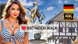 4K Ratingen Old Town Walk Virtual Walking Tour 2022 GERMANY [upl. by Drona]