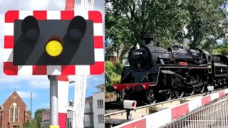 Rare Barriers at Paignton South Level Crossing Devon [upl. by Rehtnug]