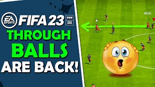 Through balls are OVERPOWERED in FIFA 23 [upl. by Seton]