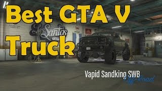 GTA V  Sandking Build Commentary Best GTA 5 Off Road Truck [upl. by Pachston]