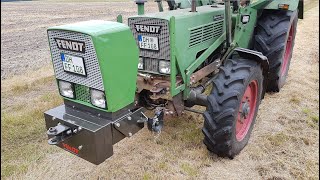 Frontgewicht aus alter Fendt Front  Teil 2  DIY Frontkraftheber  Eigenbau am Farmer 108 S [upl. by Linnette]