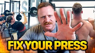 Top 5 Starting Strength Press Mistakes Fix Them Now [upl. by Art]