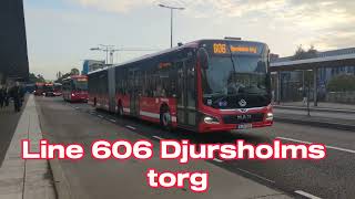 Bussar vid Danderyds sjukhus  Buses at Danderyds sjukhus [upl. by Stavros]