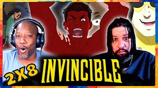 Invincible Season 2 Episode 8 Reaction 2x8  I THOUGHT YOU WERE STRONGER [upl. by Ahsinehs]