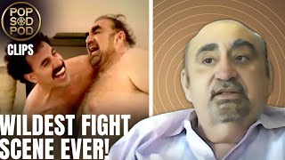 Ken Davitian on ICONIC quotBORATquot Hotel Fight Scene  Popcorn and Soda Clips [upl. by Nnyletak18]