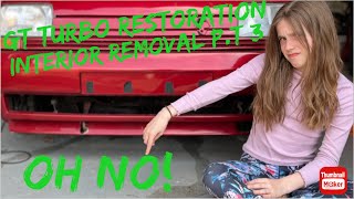 Renault 5 GT Turbo Restoration Project  Episode 5  Removing Heater Matrix amp Headliner Fail [upl. by Ahsias]