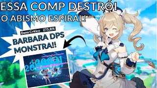 BARBARA DPS É REAL QUE COMP ABSURDA  GENSHIN IMPACT [upl. by Silvestro562]