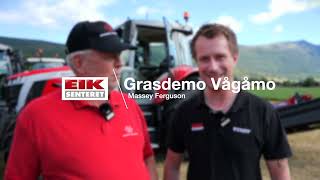 Grasdemo Vågå med Massey Ferguson [upl. by Einnaf]