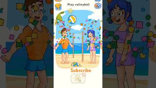 Dop 5 delete one part level 136 play volleyball walkthrough solutions  all levels [upl. by Anim921]