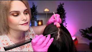 A Real Person ASMR Scalp Check [upl. by Darees]