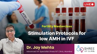 Fertility Masterclass 83 Stimulation Protocols for low AMH in IVF [upl. by Akinorev]