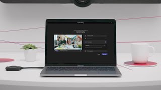 Host a videocall on a Mac with ClickShare Button or App [upl. by Aphra735]