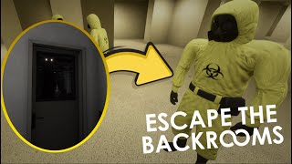 Escape The Backrooms😱 1  OTWÓRZ TE DRZWI😭💀 [upl. by Shippee]