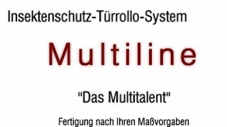 InsettoInsektenschutz Multiline Türrollo [upl. by Taima]