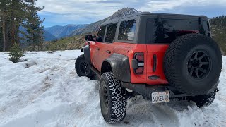 Goofing Around in my Bronco Raptor from Foresthill to Soda Springs  December 2023 [upl. by Nnalorac142]