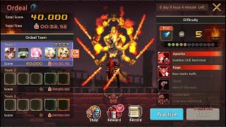 Stage 15 Ordeal Advent of Heavens Demon May 2024 Crusaders Quest 克魯賽德戰記 크루세이더퀘스트 [upl. by Plotkin]