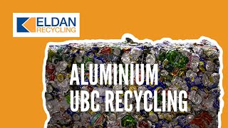 Recycling of used beverage cans aluminium cans UBC [upl. by Aciret]