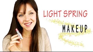 COLOR ANALYSIS  LIGHT SPRING MAKEUP [upl. by Mcneil]