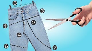 7 IDEIAS DE TRANSFORMAÇÃO DE CALÇA JEANS  IDEIAS INCRÍVEIS COM JEANS  IDER ALVES [upl. by Ivers]