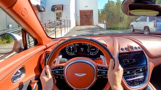 2021 Aston Martin DBX  POV Test Drive by Tedward Binaural Audio [upl. by Lekim]