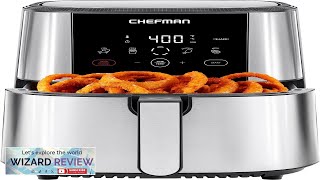 Chefman TurboFry® Touch Air Fryer XL 8Qt Family Size OneTouch Digital Control Review [upl. by Obadias]