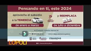 COMO GENERAR FORMATO TENENCIA 2024 MOTOAUTO ESTADO DE MEXICO [upl. by Germaine559]