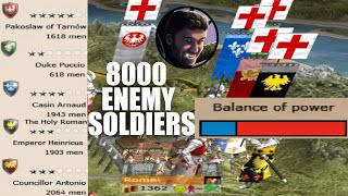 5 Crusader Armies 8000 Soldiers Knocking Down Rome [upl. by Loris]