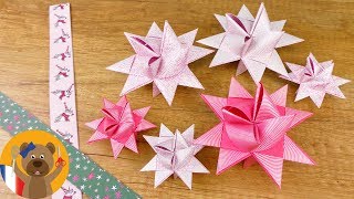 Froebel Star 🌟 Etoile de Noël DIY 🌟 Instructions simples pour une belle déco de lAvent  Idée DIY [upl. by Ahsieuqal]