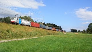 Ruhrtalbahn 186 107 bei BLS Cargo [upl. by Valene]