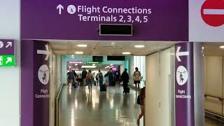 Flight connections Heathrow Airport London [upl. by Fasta]