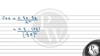 Three point charges \q2 q\ and \2 q\ are placed on xaxis at a distance \x0 x\frac3 [upl. by Eelan896]