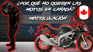 ¿Por qué no quieren las motos en Canadá [upl. by Anirual]