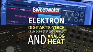 Elektron Digitakt 8 voice Drum ComputerSampler and Analog Heat — Knobcon 2017 [upl. by Niwled]