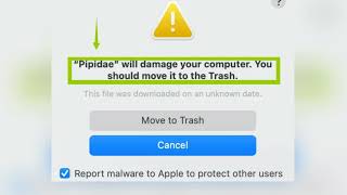 Pipidae Mac Virus Removal  How to Remove “Pipidae will damage your computer” on Mac [upl. by Aeneas]