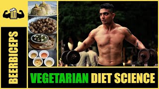 VEGETARIAN Bodybuilding Diet Science  BeerBiceps Veg Muscle [upl. by Ennairej]