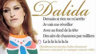 Dalida  Je pars  Paroles Lyrics [upl. by Sexela421]